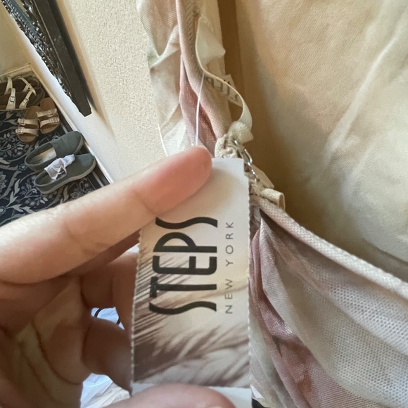 Steps new york ruched off shoulder dress - Picture 8 of 10